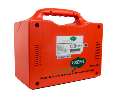 SPS-1220W Emergency Solar Powered Generator/Charger with 20W Panel - Open Box