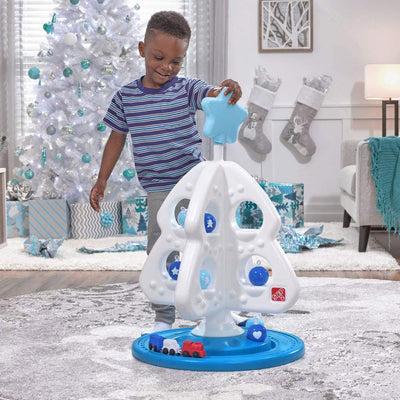 Step2 497699 33 Inch My First Christmas Tree Train Set with Decorative Ornaments - VMInnovations