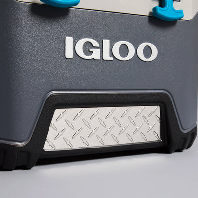 Igloo BMX 25 Qt Durable Cooler with Insulated Lid and Handles, Gray (Open Box)