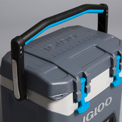 Igloo BMX Spacious 25 Quart Cooler with Insulated Lid and Handles, Gray (Used)