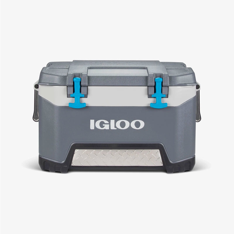 Igloo BMX 52 Quart Durable Cooler with Insulated Lid and Handles, Gray (Used)