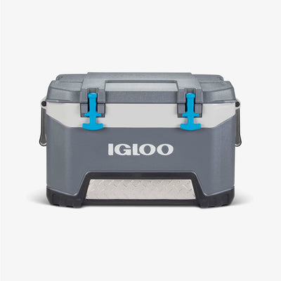 Igloo BMX Spacious 52 Qt Cooler with Insulated Lid and Handles, Gray (Damaged)