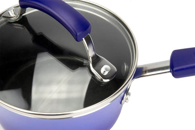 Rachael Ray 10-Piece Kitchen NonStick Porcelain Cookware Set Pots (Open Box)