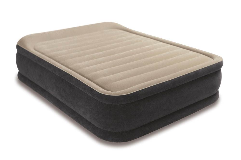 Intex Dura-Beam Premium Comfort Queen Airbed with Built-In Air Pump | Used