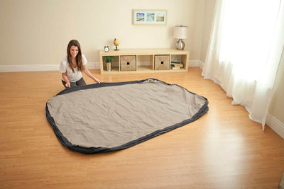 Intex Dura-Beam Premium Comfort Queen Airbed with Built-In Air Pump | Used