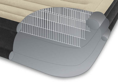 Intex Dura-Beam Premium Comfort Queen Airbed with Built-In Air Pump | Used