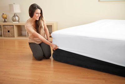 Intex Dura-Beam Premium Comfort Queen Airbed with Built-In Air Pump | Used
