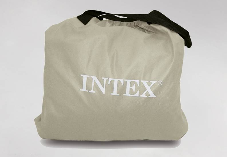 Intex Dura-Beam Premium Comfort Queen Airbed with Built-In Air Pump | Used