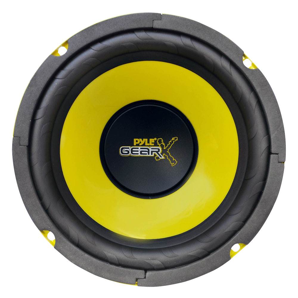 2) PYLE PLG6.3 6.5" 280W 3 Way Coaxial+ 2) 6.5" 600W Subwoofer Sub Speakers