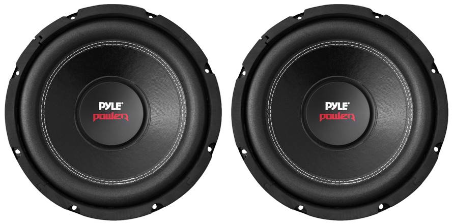 Pyle PLPW12D 12" 3200W 4-Ohm DVC Car Subwoofer Sub and Dual Ported Enclosure