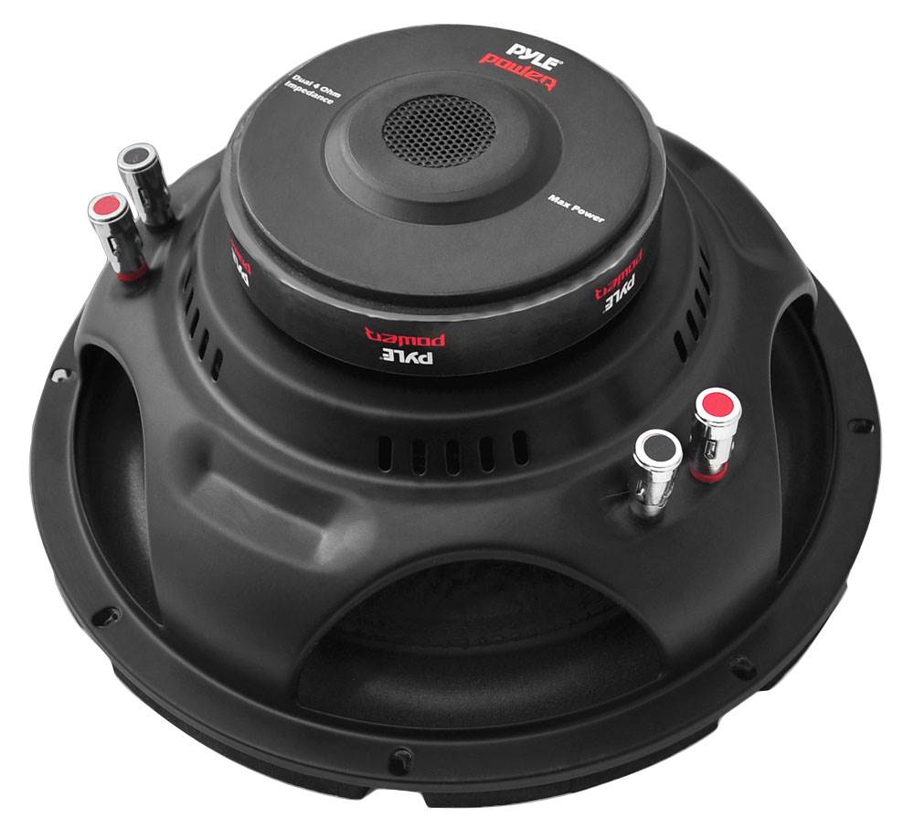 Pyle PLPW12D 12" 3200W 4-Ohm DVC Car Subwoofer Sub and Dual Ported Enclosure