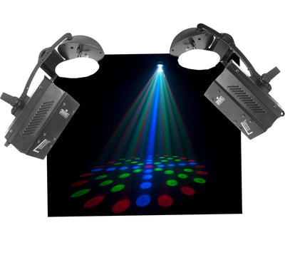 (4) CHAUVET LX-10 LED Moonflower Light Effect Scanners/ DJ Lighting Fixtures