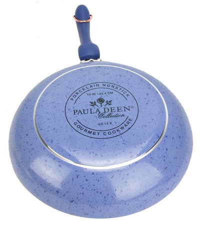 Paula Deen 15-Piece Kitchen Porcelain Cookware Set Nonstick Pots Pans - Damaged