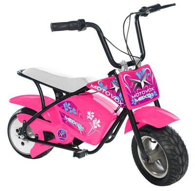 Motovox MBXXSE 24V 7Amp Youth Electric Minibike Motorcycle Pink - Open Box