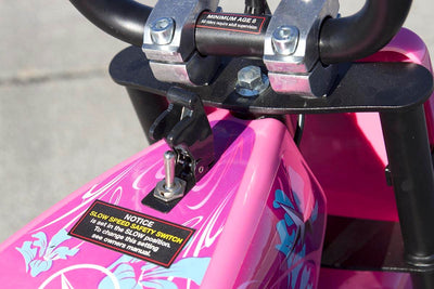 Motovox MBXXSE 24V 7Amp Youth Electric Minibike Motorcycle Pink - Open Box