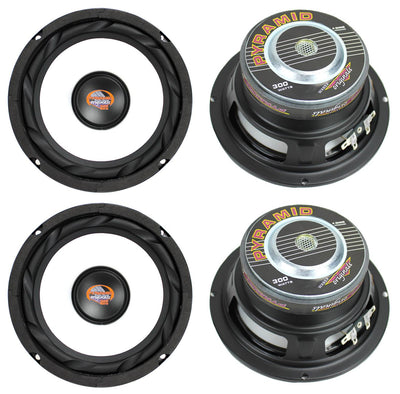 PYRAMID WX65X 6.5" 1200W Car Audio Subwoofers Subs Power Woofers 4 Ohm