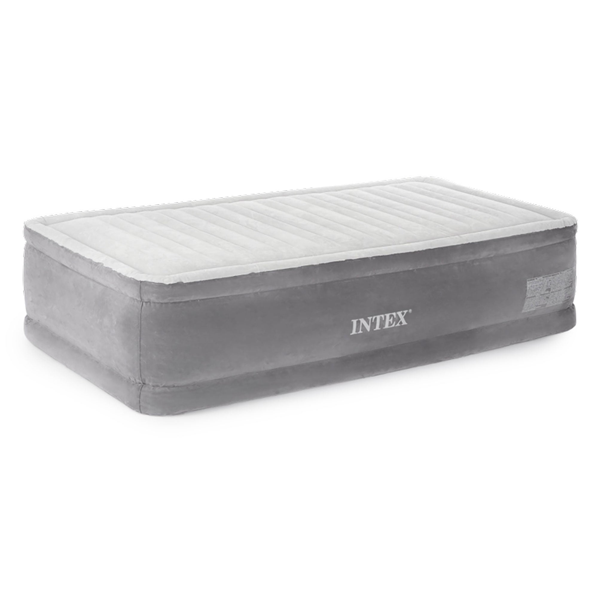 Intex 64411E Comfort Dura-Beam Elevated Air Mattress with Built-In Pump, Twin