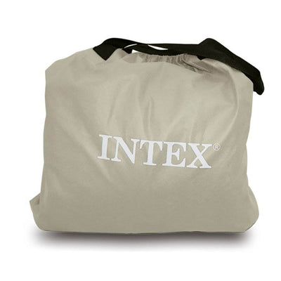 Intex 64411E Comfort Dura-Beam Elevated Air Mattress with Built-In Pump, Twin