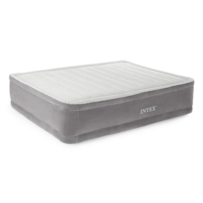 Intex Comfort Plush Elevated DuraBeam Airbed w/ Built-In Pump - Queen (Open Box)