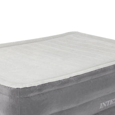 Intex Comfort Plush Dura-Beam Air Bed Mattress w/ Built-In Pump, Queen (Used)