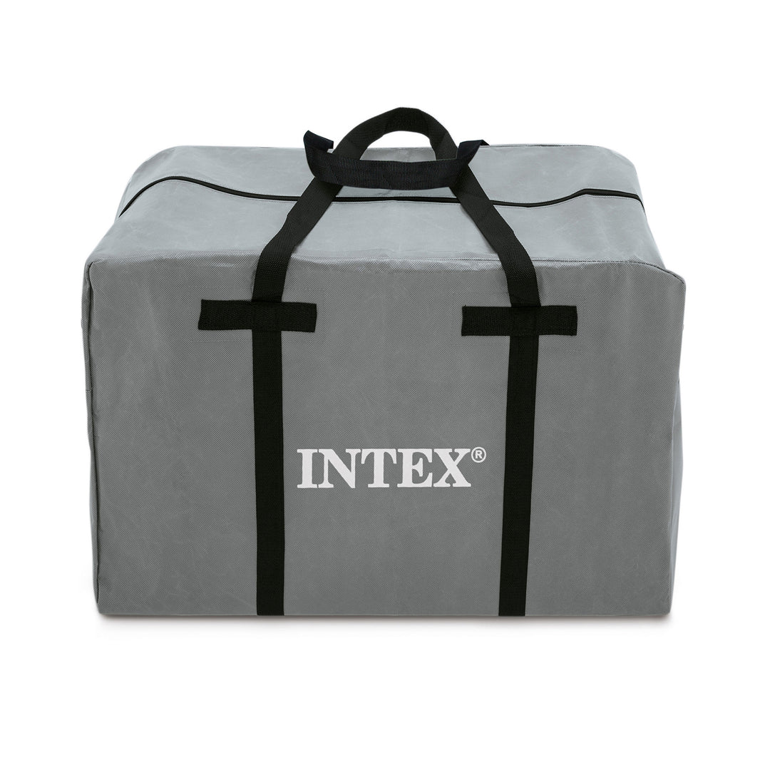 INTEX Mariner 3 Inflatable Raft River Dinghy Boat & Oars (Open Box) (2 Pack) - VMInnovations