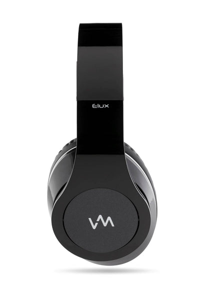 VM Audio Elux Over Ear DJ Stereo MP3 Bass Headphones - Piano Black - Open Box