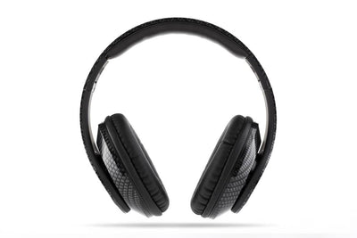 VM Audio Elux Over Ear DJ Stereo MP3 Headphones - Carbon Fiber/Black-Open Box
