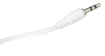 VM Audio 3.5mm Auxiliary Sound Stereo 5' Car Cable, White (Used)