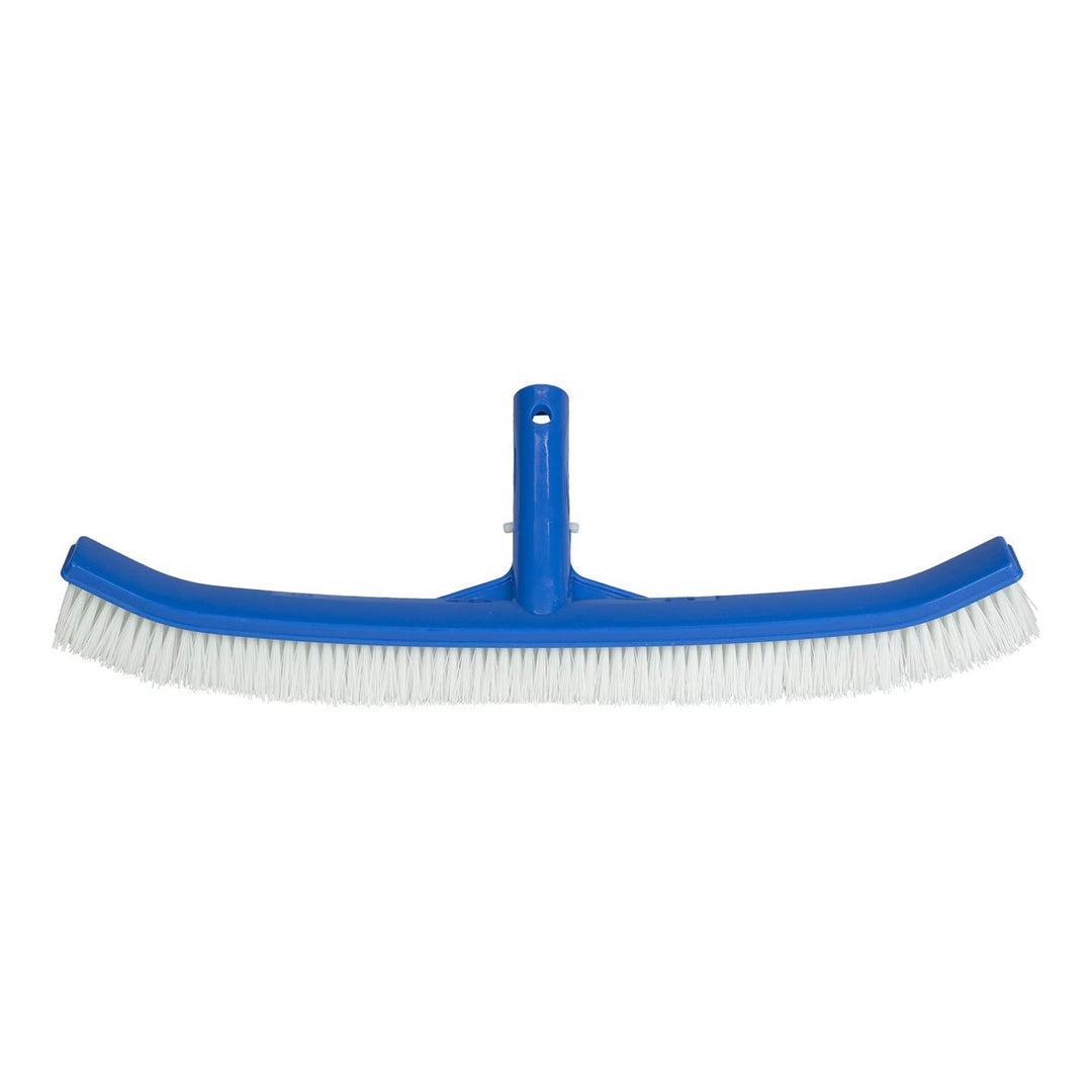 HydroTools 8210 18 Inch Curved Swimming Pool Spa Wall & Floor Brush w/ Bristles