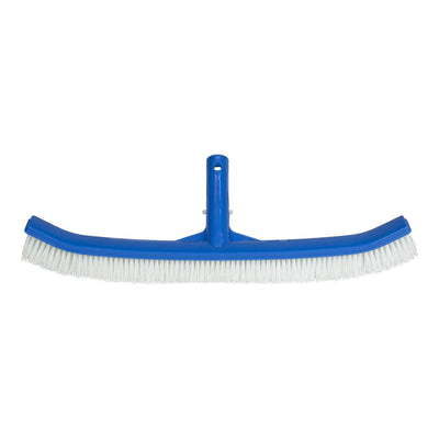 HydroTools 8210 18 Inch Curved Swimming Pool Spa Wall & Floor Brush w/ Bristles - VMInnovations