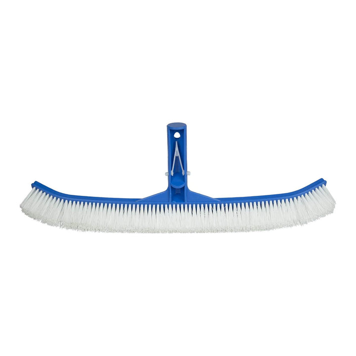 HydroTools 8210 18 Inch Curved Swimming Pool Spa Wall & Floor Brush w/ Bristles