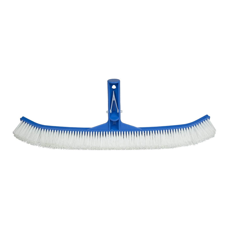 HydroTools 8210 18 Inch Curved Swimming Pool Spa Wall & Floor Brush w/ Bristles - VMInnovations
