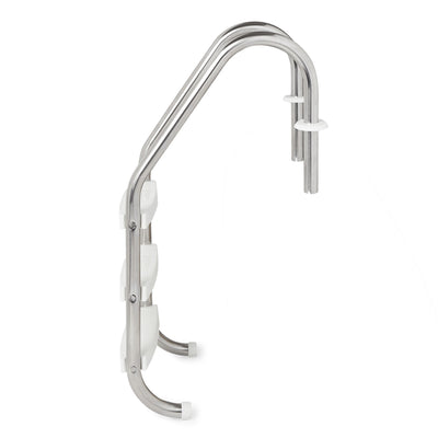 Swimline HydroTools 3 Step Inground Swimming Pool Stainless Steel Ladder Steps - VMInnovations