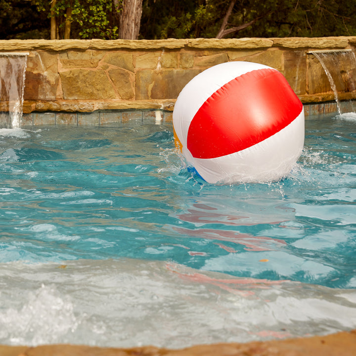 Swimline Inflatable 36-Inch Rainbow Beach Ball For Pool/Lake 90036 (Open Box)