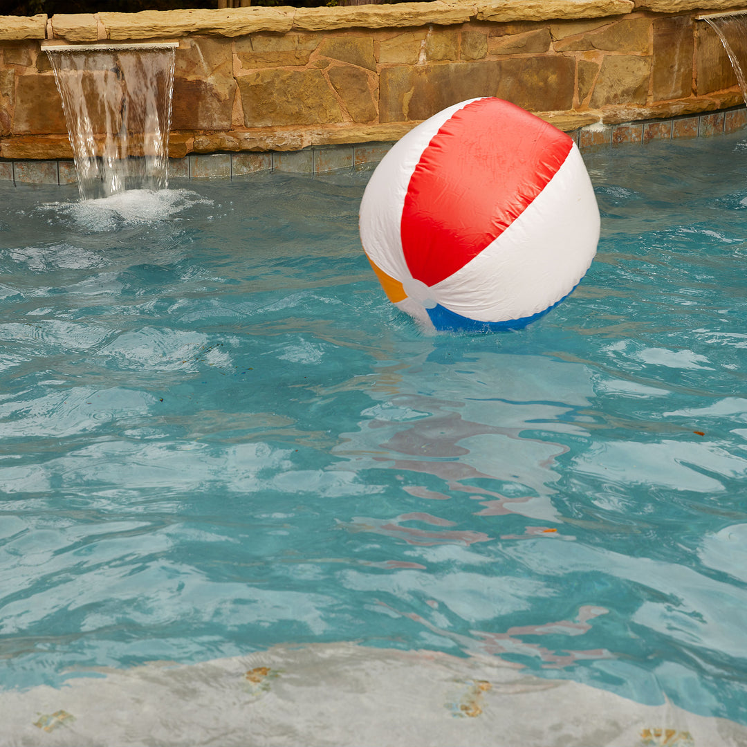 Swimline Inflatable 36-Inch Rainbow Beach Ball For Pool/Lake 90036 (Open Box)