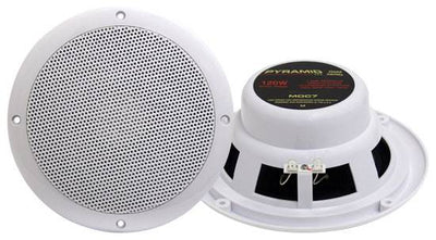 2) New PYRAMID MDC7 6.5" 240W Dual Cone Marine/Boat Outdoor Speakers Waterproof