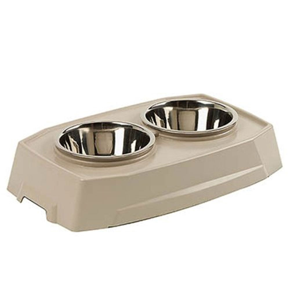 Suncast PFT800 Elevated Pet Feeder Feeding Tray Removable 8" Bowls (Open Box)