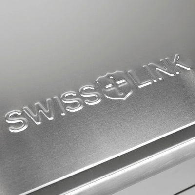 Swiss Link Custom Industrial Aluminum Storage Box for Tools, Silver, Medium