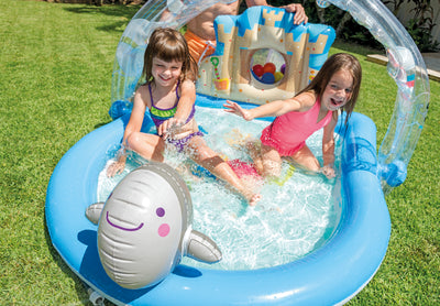 Intex Summer Lovin' Beach Inflatable Play Spray Kids Kiddie Pool (Used)