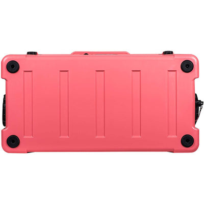 Driftsun Portable 110 Quart Insulated Hard Ice Chest Cooler, Coral (For Parts)