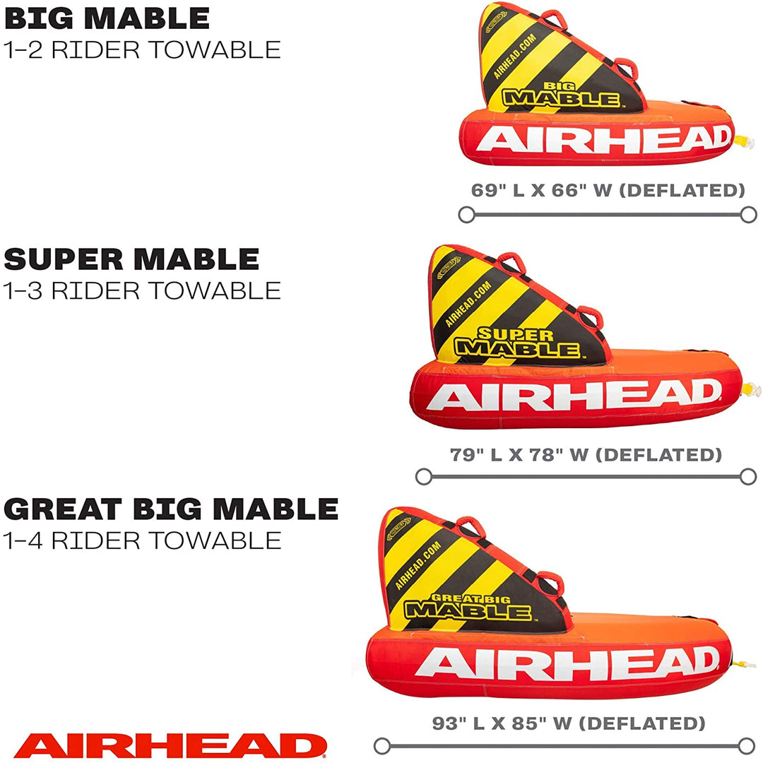 Sportsstuff Big Mable Sitting Double Rider Towable Boat and Lake Tube (Used) - VMInnovations