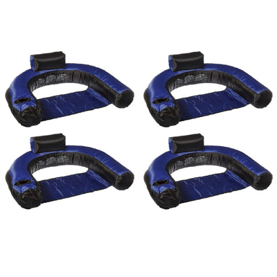 Swimline Inflatable Nylon Covered Swimming Pool U-Seat Chair Float (4 Pack)