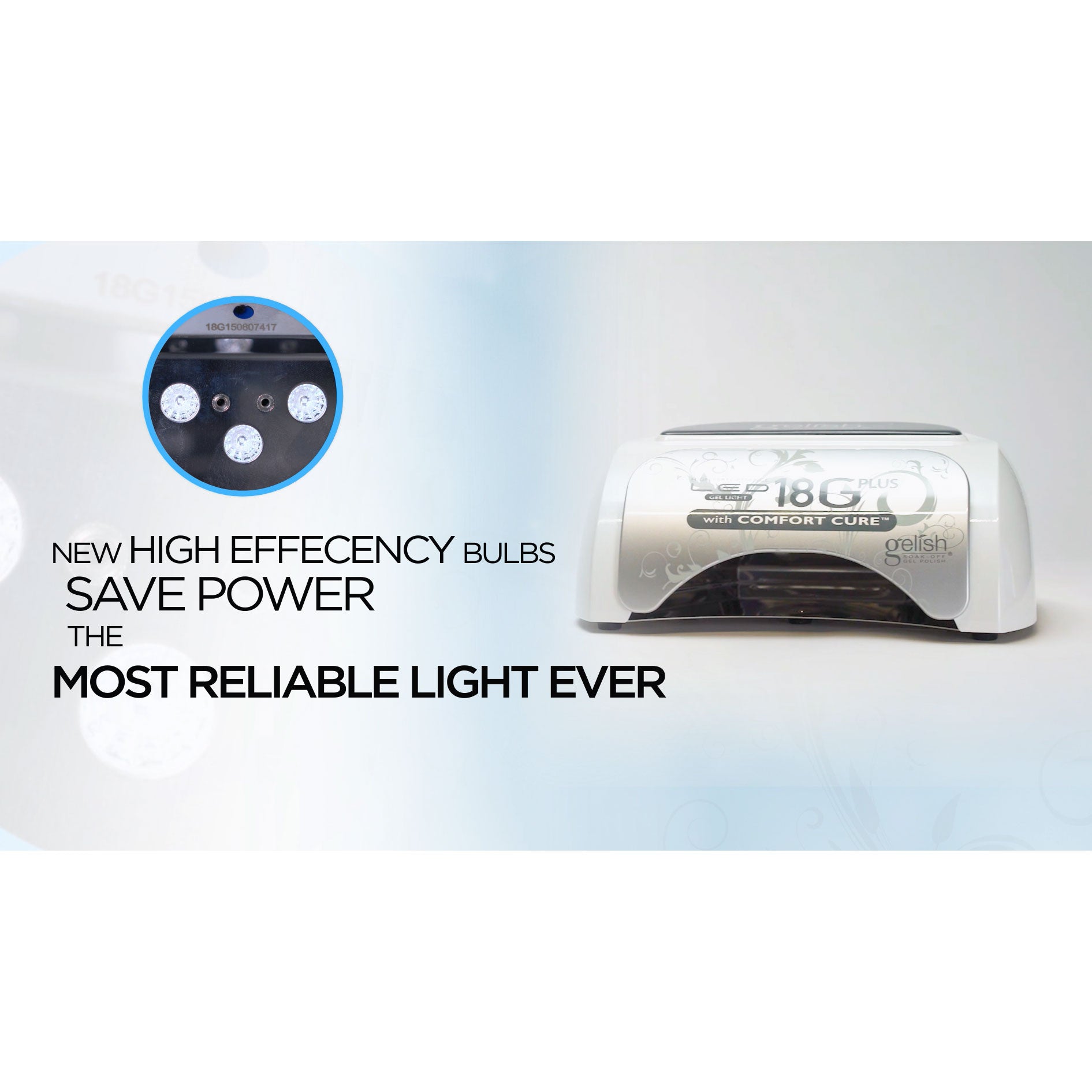 Gelish Complete Manicure Kit w/ LED Curing Light, Terrific Trio & 3 Full Bloom - VMInnovations