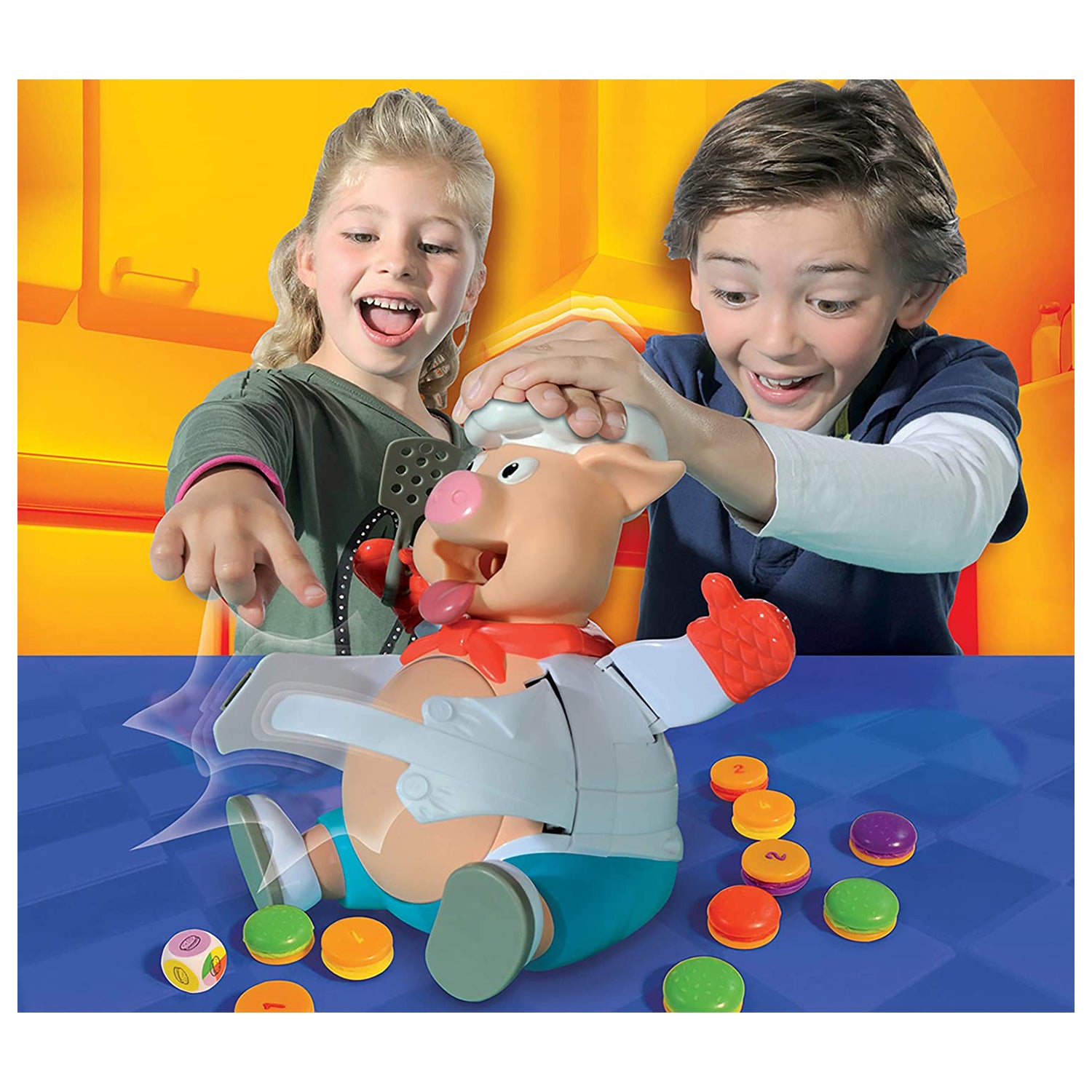 Goliath Pop the Pig Multiplayer Game with 19 Accessories for Kids Ages 4 and Up