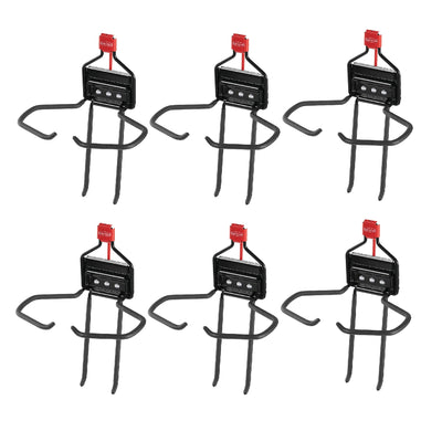 Rubbermaid Storage Shed Space Saving Large Mounted Power Tool Holder (6 Pack) - VMInnovations