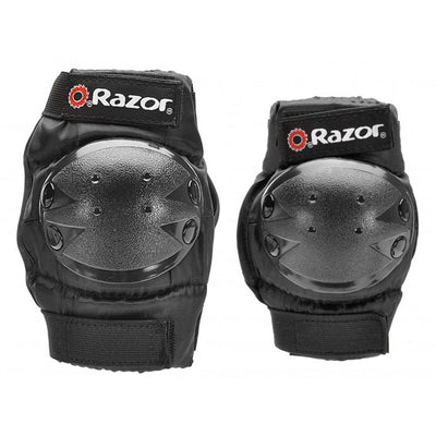 Razor Child Multi-Sport Elbow & Knee Pad Safety Set - Black | 96770 (Open Box)