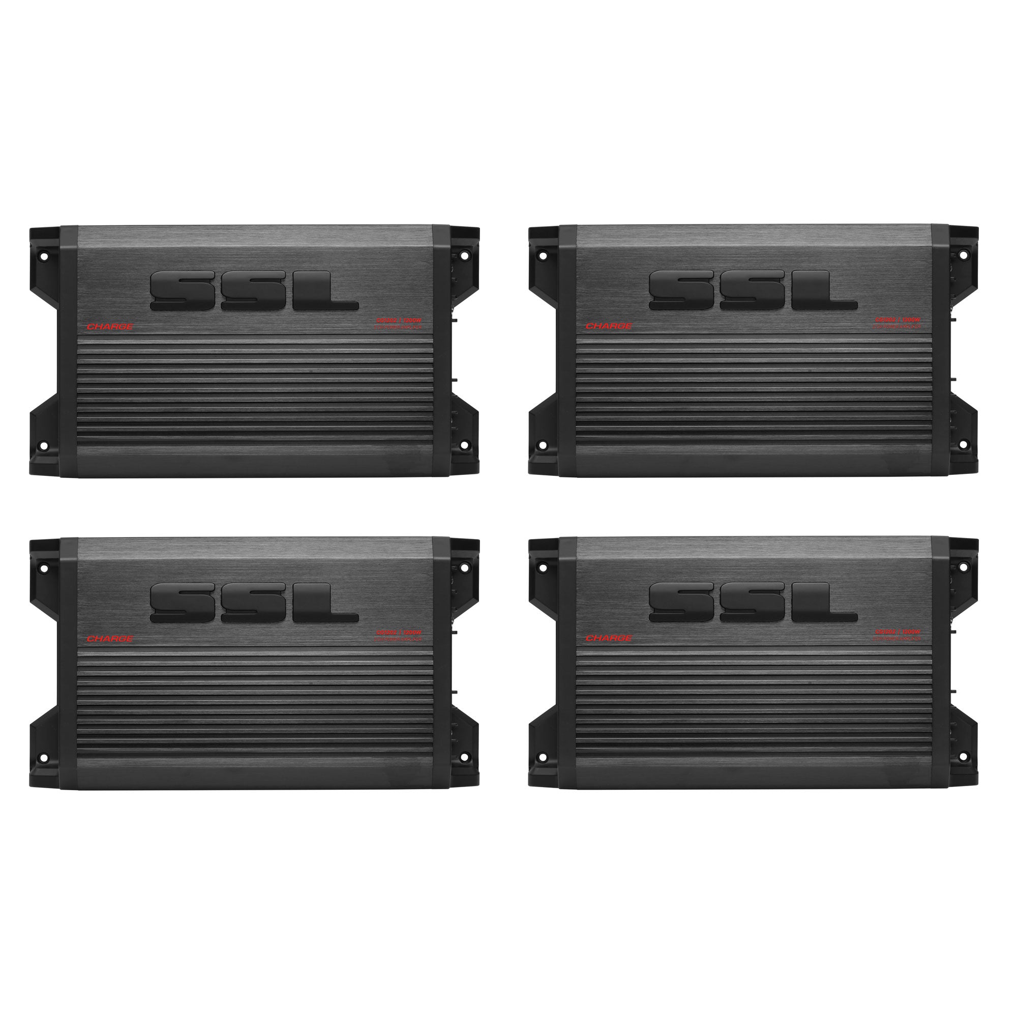 Soundstorm Laboratories 1200 W 2 Channel Full Range Car Audio Amplifier (4 Pack)