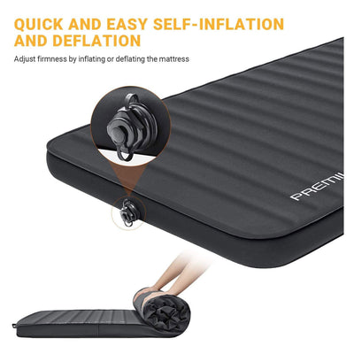 KingCamp Luxury 3D 3 Inch Extra Wide Large Self Inflating Sleeping Pad (Used) - VMInnovations