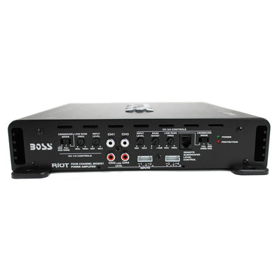BOSS Audio R3004 1200W 4 Channel Car Amplifier Power Stereo Amp+Remote (4 Pack)