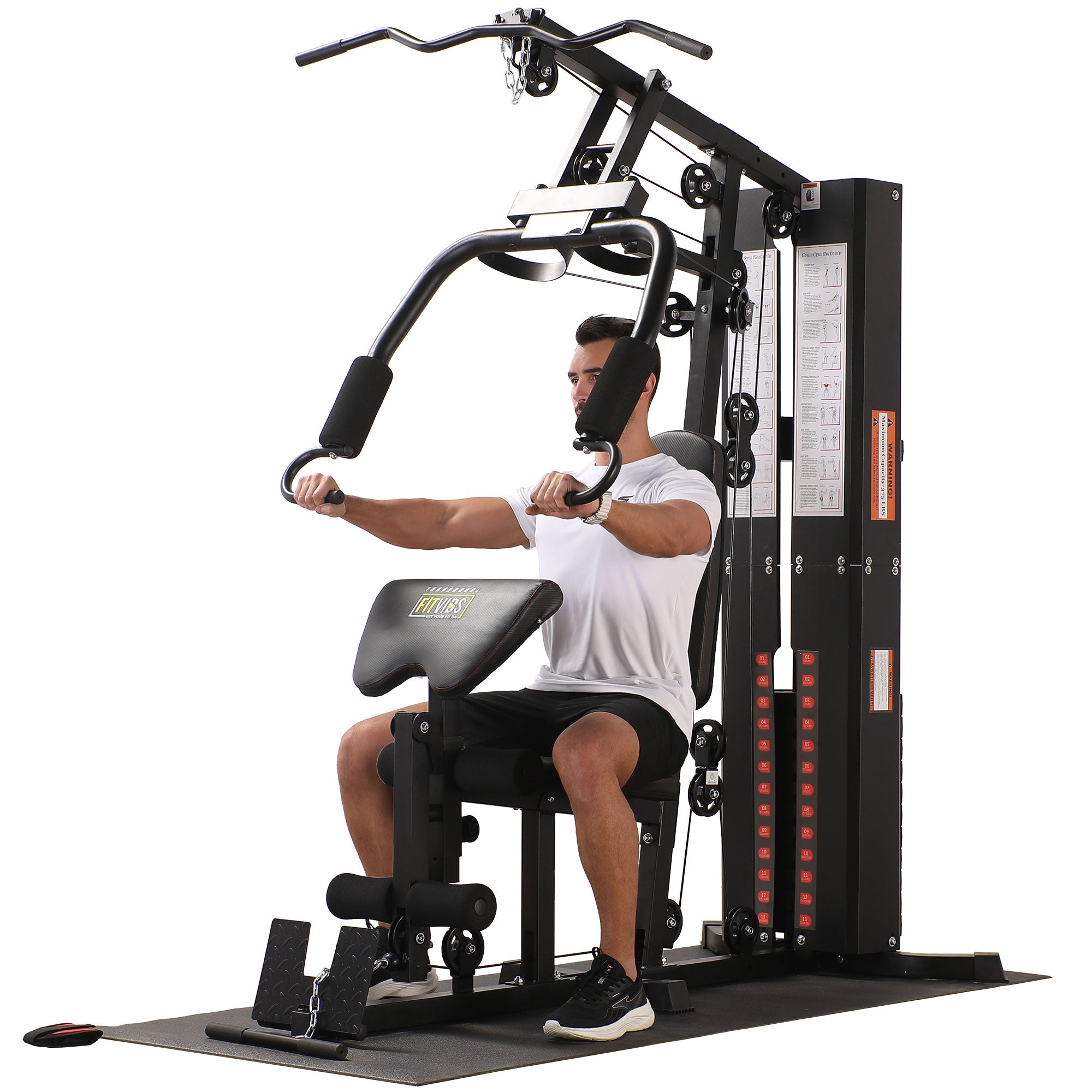 BalanceFrom Multifunctional Home Gym Workout Station Strength Training Equipment